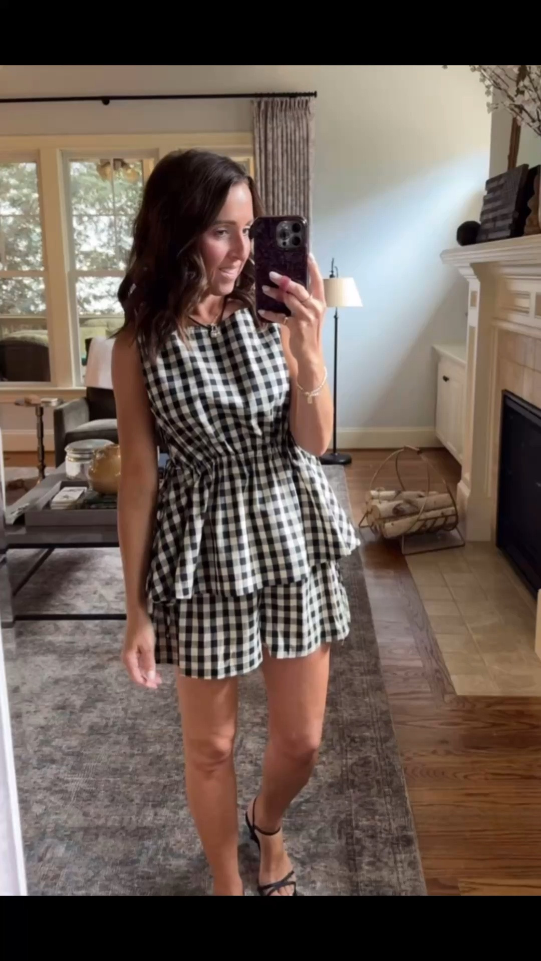 Gingham matching set. Peplum tank set. Summer set.
Both XS. 

#LTKSeasonal #LTKOver40 #LTKootd