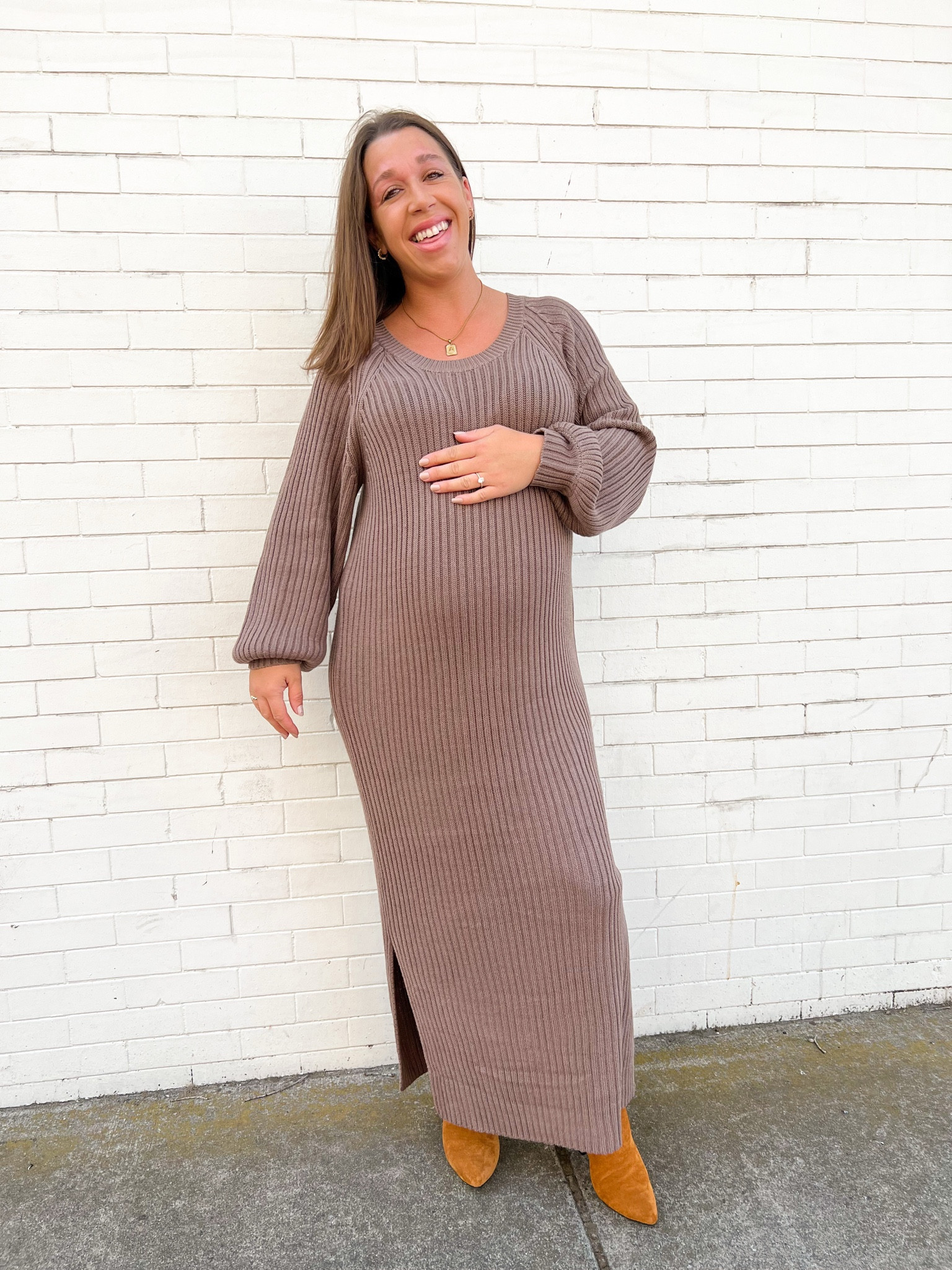 Obsessed with these maternity sweater dress is an understatement! It feel like just yesterday I was excitedly waiting for the arrival of my little Sophia. I love looking back at these photos. #maternitydress #sweaterdressmaternity #pinkblushmaternity

#LTKmomlife #LTKootd #LTKBump
