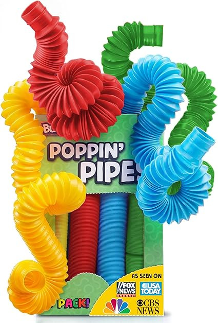 BUNMO Pop Tubes - Sensory Toys - Toddler Toys - Imaginative Play & Stimulating Creative Learning ... | Amazon (US)