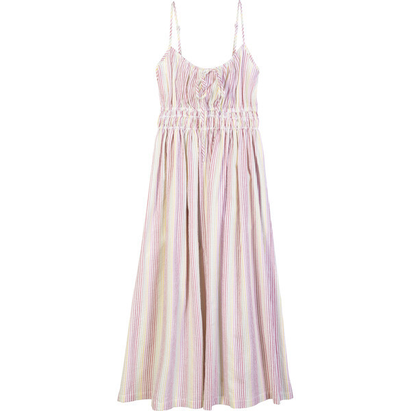 Women's Chrissy Dress, Pink Multi Stripe | Maisonette