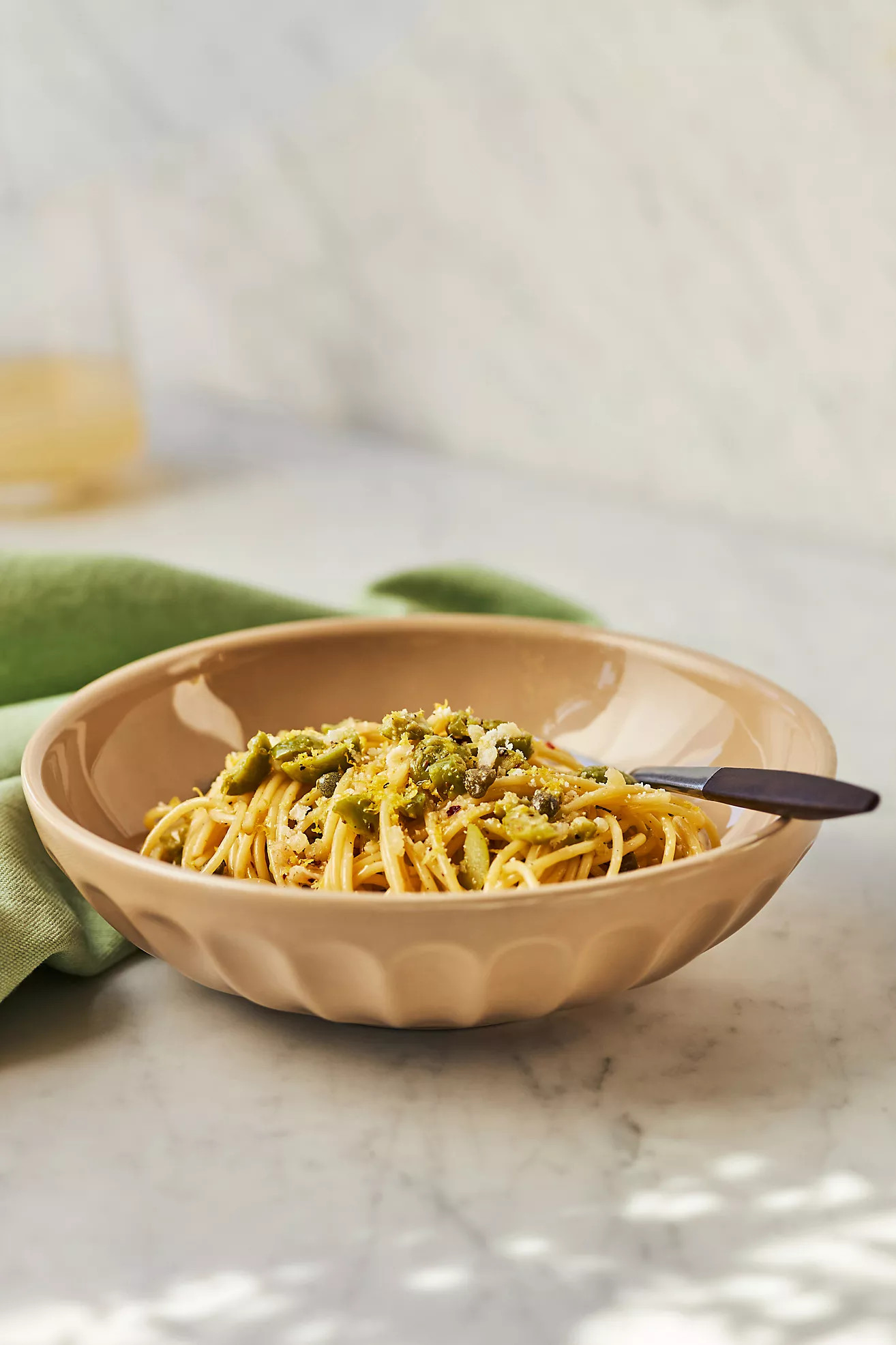 The Latte Stoneware Pasta Bowls, Set of 4: Amelie Edition | Anthropologie (US)