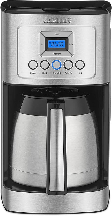 Cuisinart Coffee Maker, 12 Cup Programmable Drip with Carafe, Stainless Steel, DCC-3400P1 | Amazon (US)