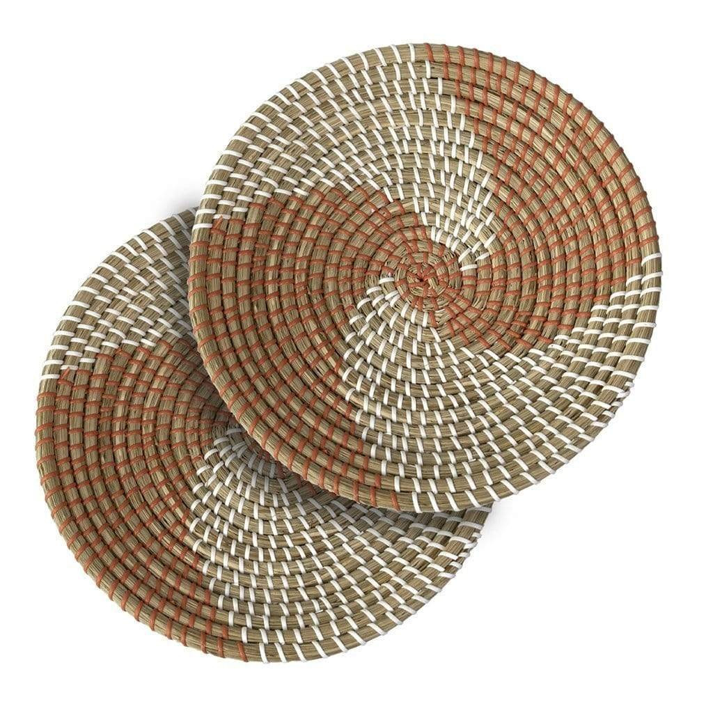 Natural Seagrass Woven Fruit Basket Bowl | Rustic Boho Decor Wall Hanging for Home Decoration and... | Made Terra