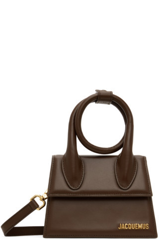 Brown Le Chouchou 'Le Chiquito Nœud' Bag | SSENSE