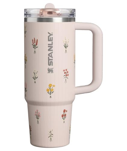 STANLEY Quencher ProTour Flipstraw Tumbler, 30 oz, Rose Quartz Bouquets | Amazon (US)