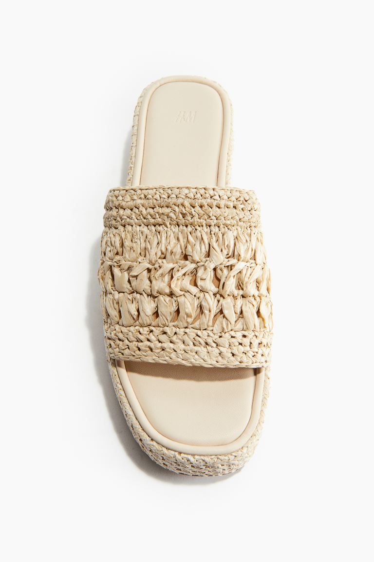 Platform Sandals - Light beige - Ladies | H&M US | H&M (US + CA)