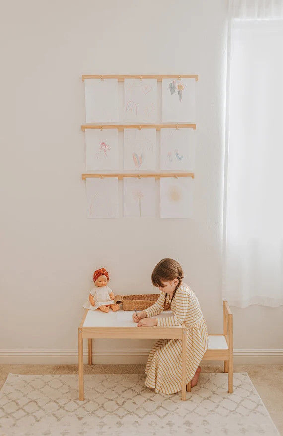 Art Displays - Kids Art Displays - Art Display Board - Playroom Decor - Homeschool Room - Homesch... | Etsy (US)