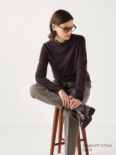 Pull 100% Cachemire Col Rond | Uniqlo FR