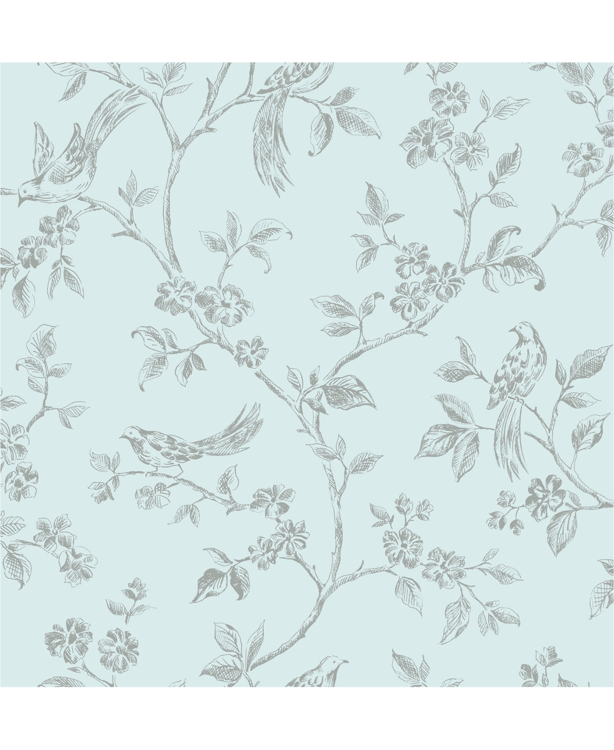 Advantage 20.5" x 369" Aaron Light Bird Trail Wallpaper | Macys (US)