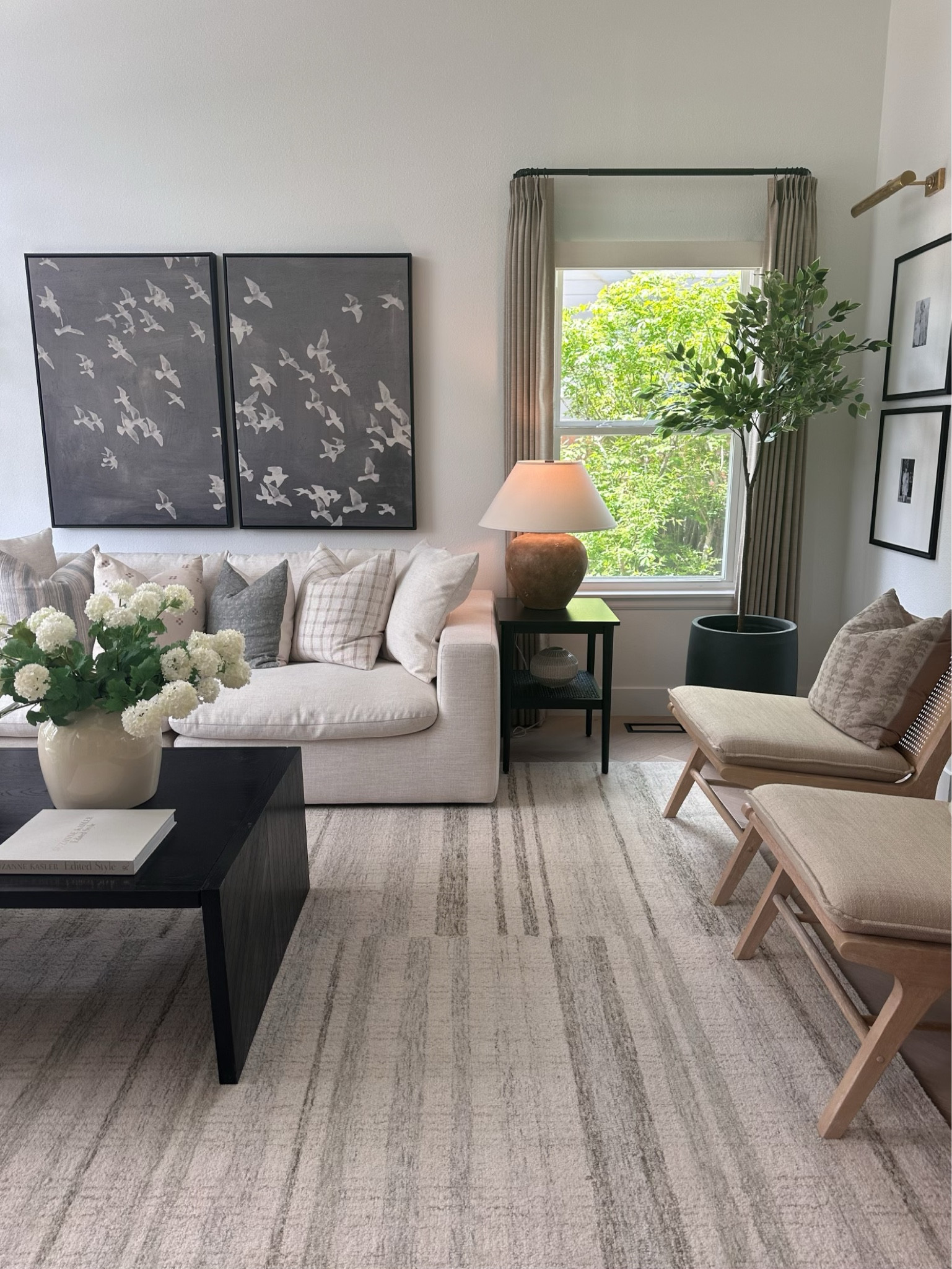 Loving these neutral tones for any open living space! So cozy and really catches any natural light!

Living Room design/ LTK living/ home decor 

#LTKstyletip #LTKsalealert #LTKhome