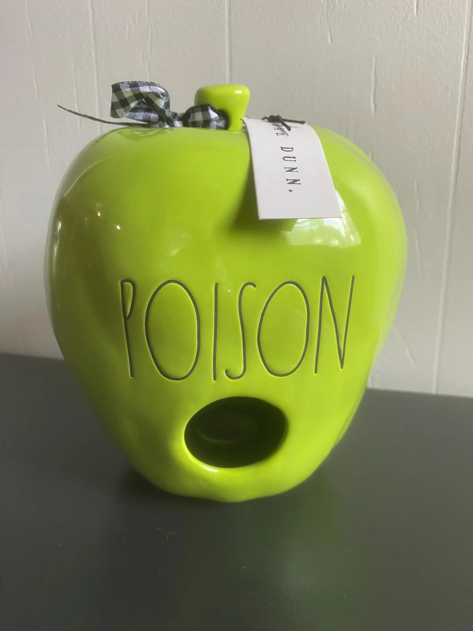 Ray Dunn Poison Green Apple Birdhouse Halloween Decor - Etsy | Etsy (US)
