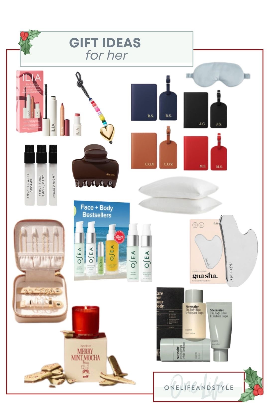 More gift guides for her! Including bag charms, non toxic beauty products, silk pillowcases, a holiday candle, and more! 

#LTKCyberWeek #LTKGiftGuide #LTKHoliday