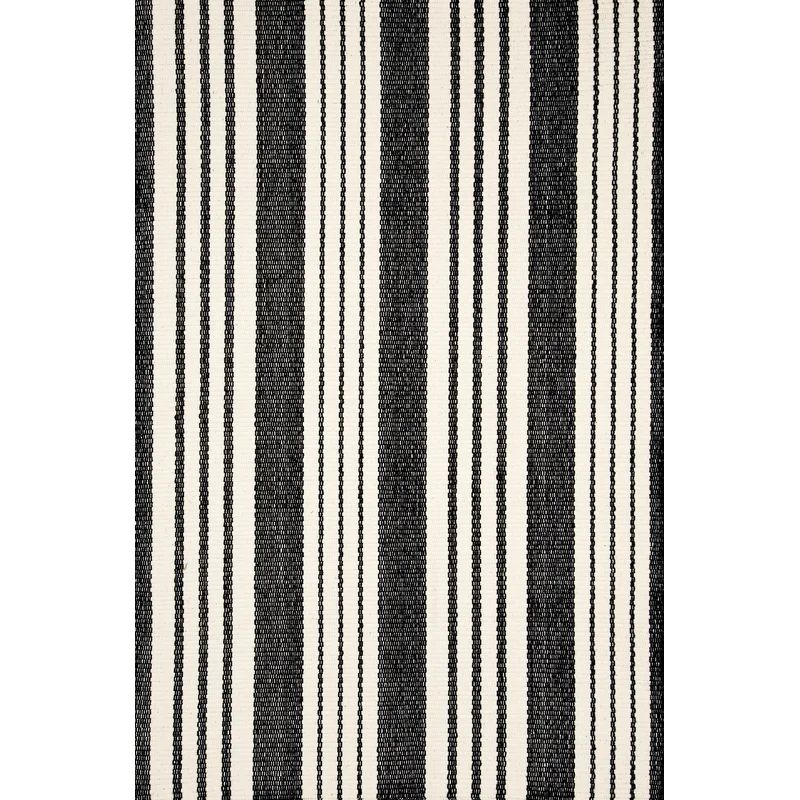 Birmingham Black/Ivory Indoor/Outdoor Area Rug | Wayfair North America