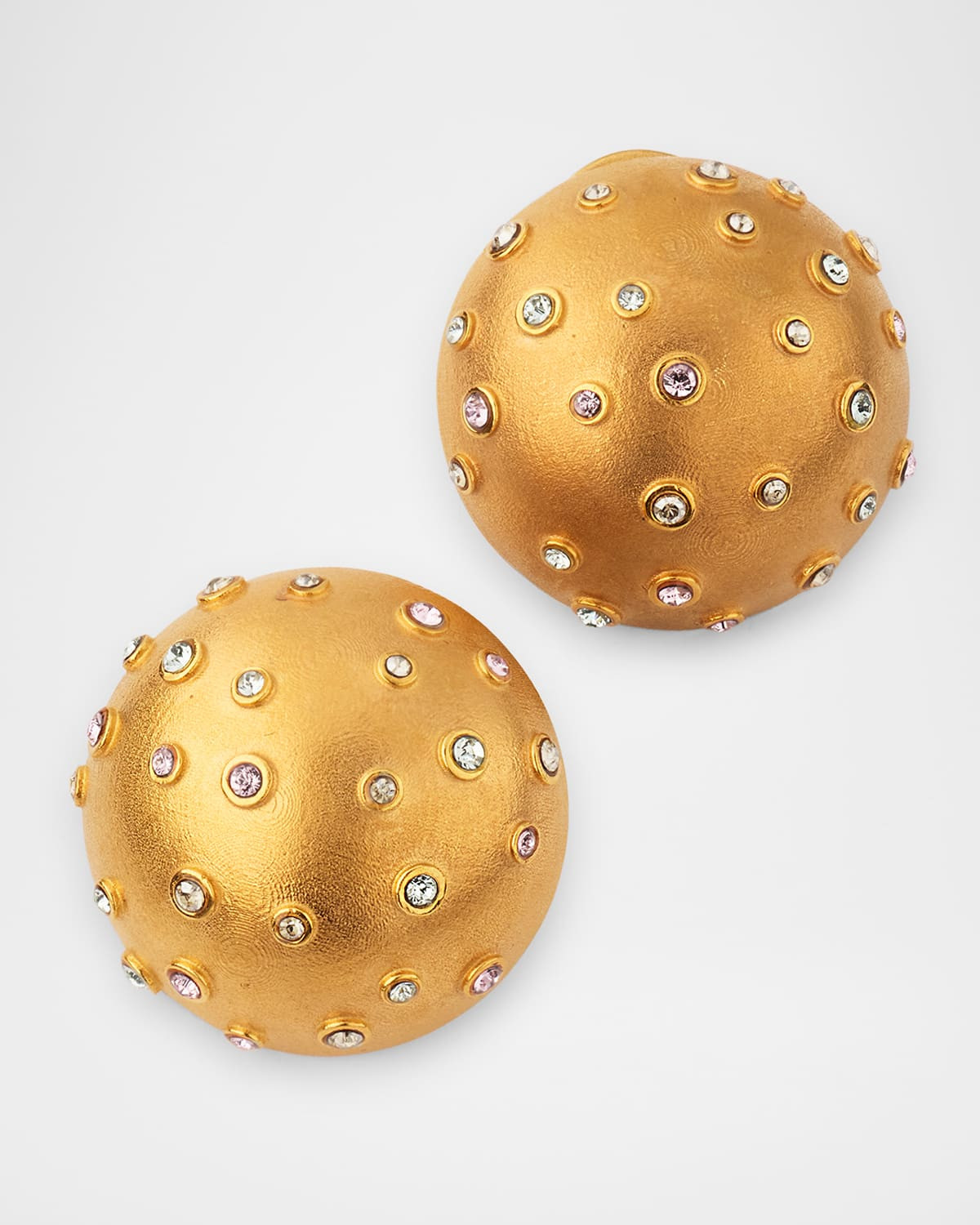 Mini Crystal Sphere Stud Earrings | Neiman Marcus