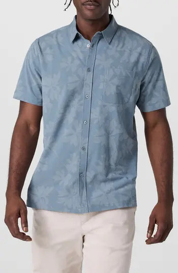 Vuori Short Sleeve Bridge Button-Up Shirt | Nordstrom | Nordstrom