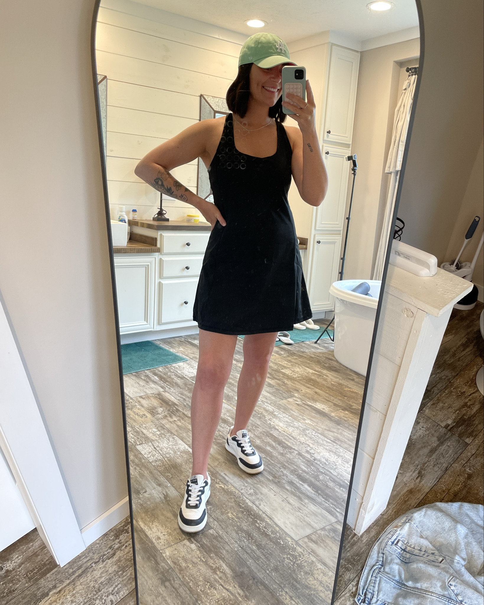 Three ways to wear this super cute and cozy athleisure Amazon dress. Quality is amazing and so versatile! Wear it anyway! 

#LTKSeasonal #LTKfindsunder50 #LTKActive