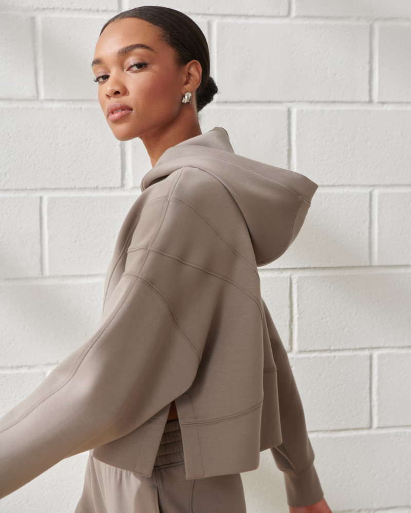 YPB neoKNIT Wedge Popover Hoodie | Abercrombie & Fitch (US)