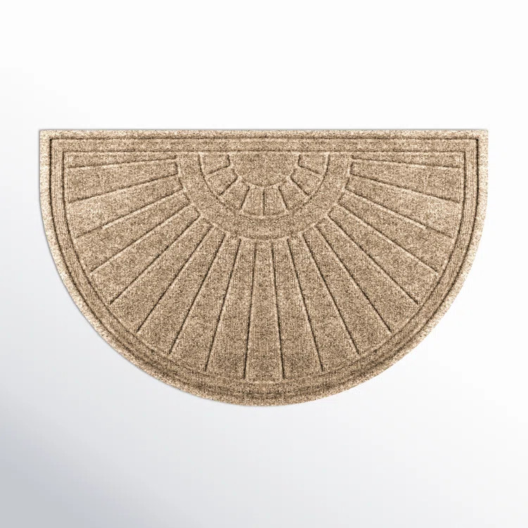 WaterHog Sunburst Half Round Indoor Outdoor Doormat | Birch Lane