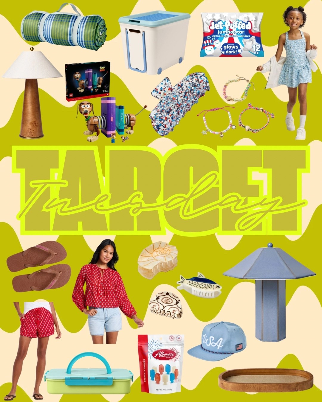 A few things catching our eye this week—from patriotic finds and summer-ready styles to fun kid picks and home accents we’d happily add to cart. 🇺🇸☀️✨

Which one are you grabbing first?

#LTKSeasonal #LTKOver40 #LTKmomlife