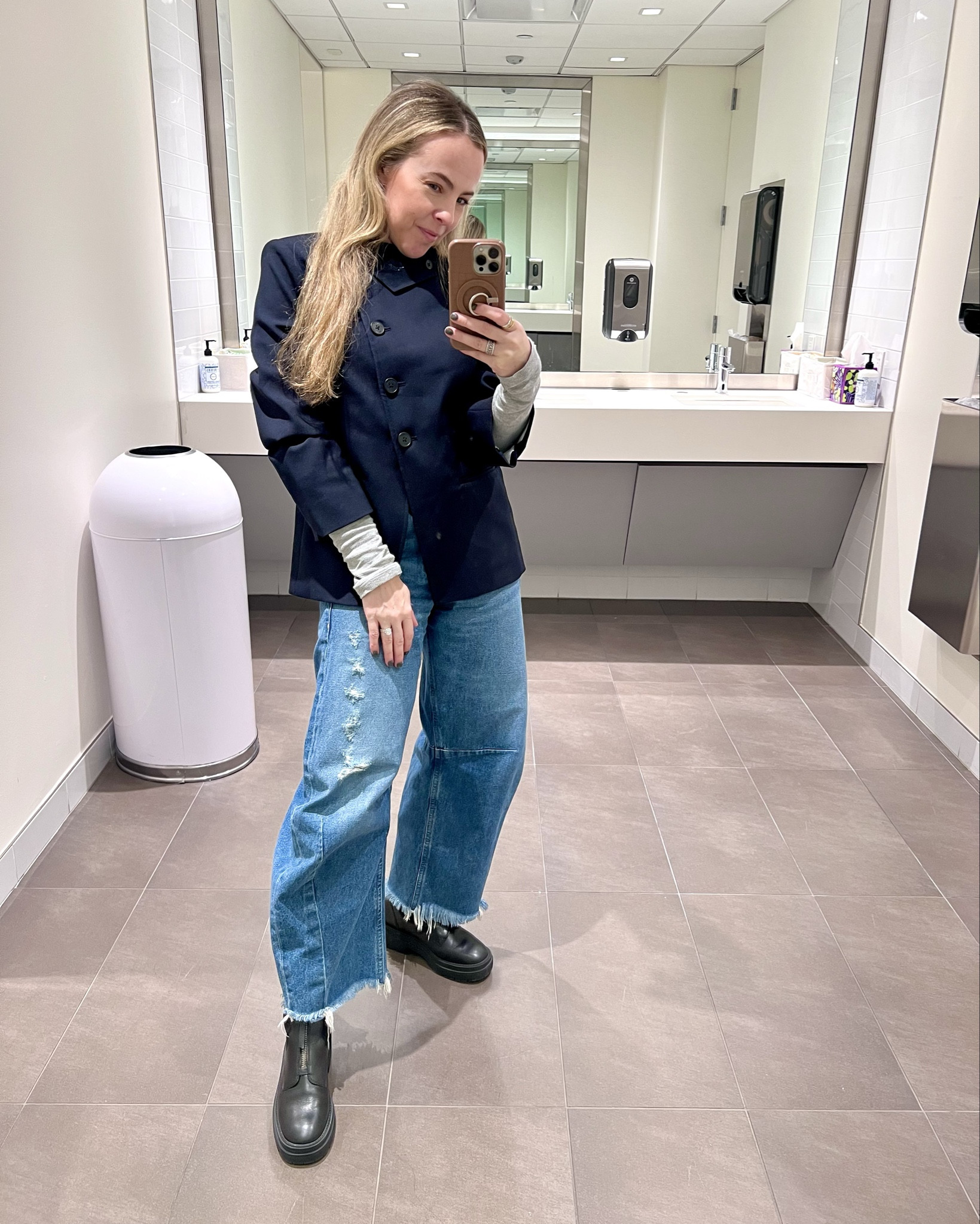 Grabbed this Zadig & Voltaire blazer on Poshmark. I’m totally obsessed with any of the asymmetric button at the neck looks right now.

#LTKOver40 #LTKPetite