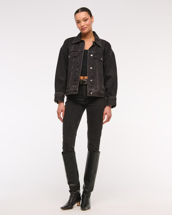 Women's High Rise Super Skinny Ankle Jean | Women's Bottoms | Abercrombie.com | Abercrombie & Fitch (US)
