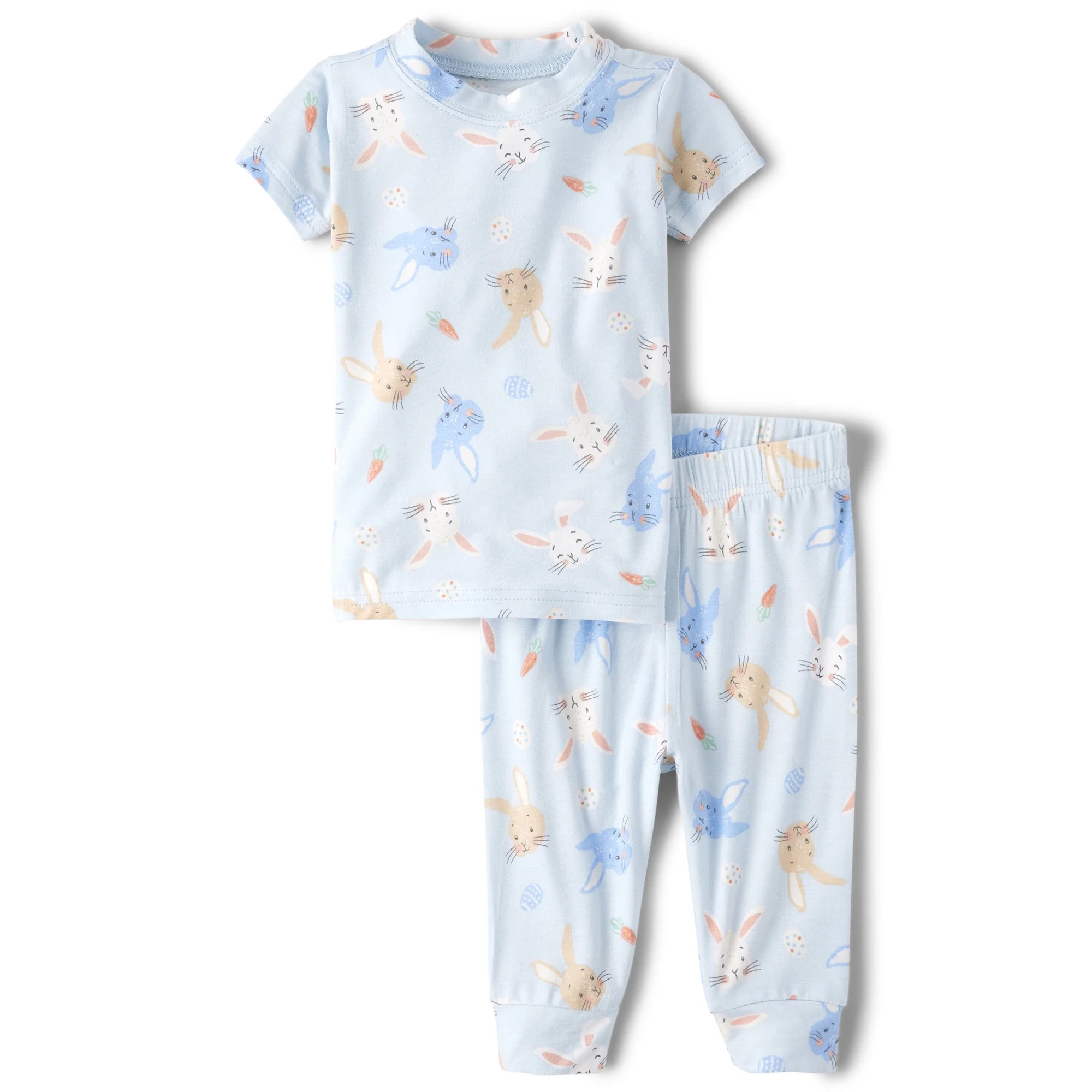 The Children's Place Baby & Toddler Boys Short Sleeve Snug Fit Easter PJs, Sizes NB-6T | Walmart (US)