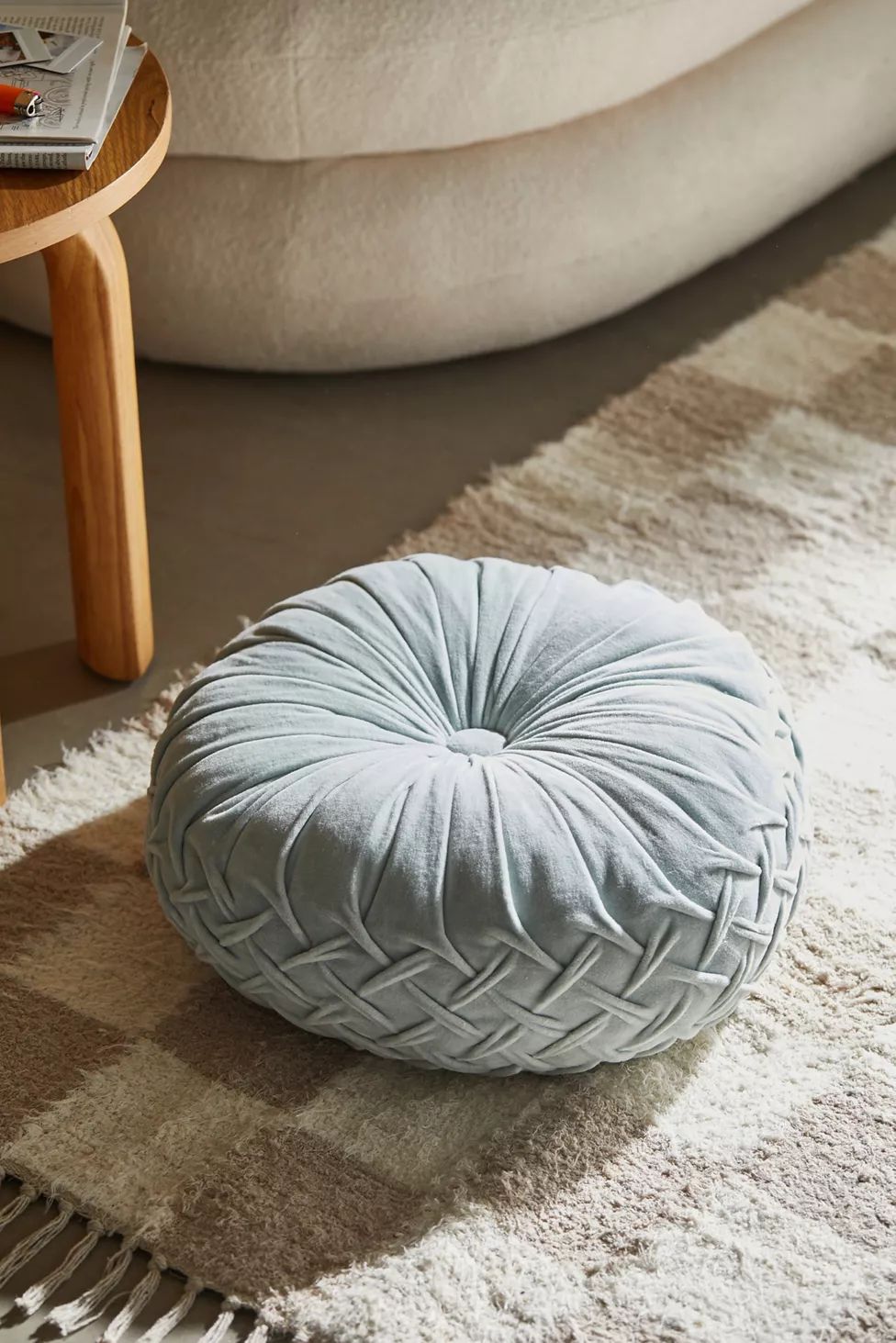 Round Pintuck Pillow | Urban Outfitters (US and RoW)