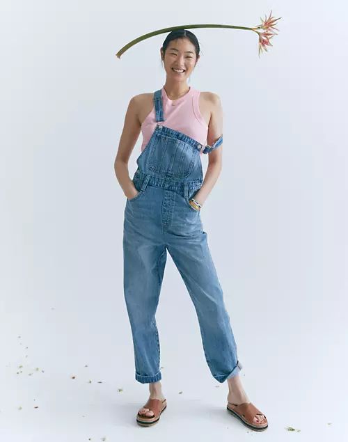 Baggy Tapered Overalls in Doran Wash | Madewell