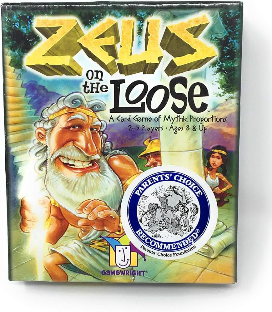 Gamewright - Zeus on the Loose – A Card Game of Mythic Proportions | Amazon (US)