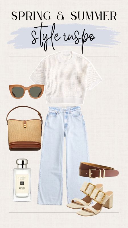 Summer outfit. Summer fashion. White wig jeans. Sweater top. Summer shoes. Casual outfit. Date night outfit. Vacation outfit.

#LTKGiftGuide #LTKSeasonal #LTKTravel