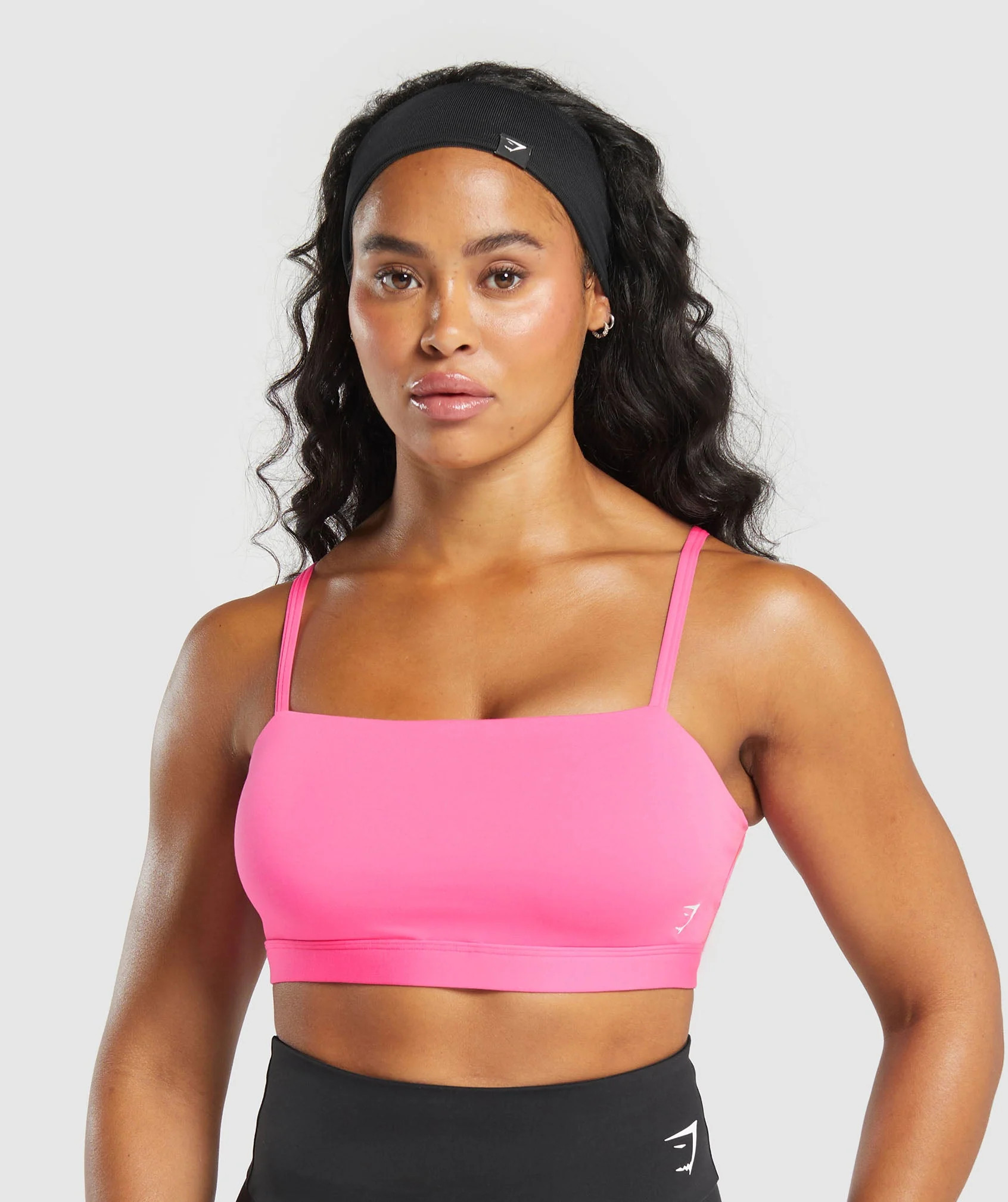 Gymshark Cut Out Bandeau - Physical Pink | Gymshark US