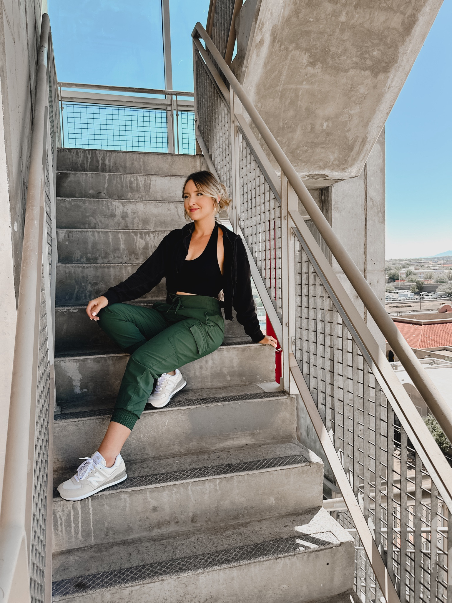 Target Joggers - true to size, wearing a medium, stretchy and adjustable waistband 

Amazon Sports Bra - true to size 

New Balance - true to size

Gym Shark Jacket - true to size

Athletic outfit outfits athleisure ootd mom style styles target try on haul Amazon find finds workout clothes ootd affordablee

#LTKActive #LTKFitness #LTKStyleTip