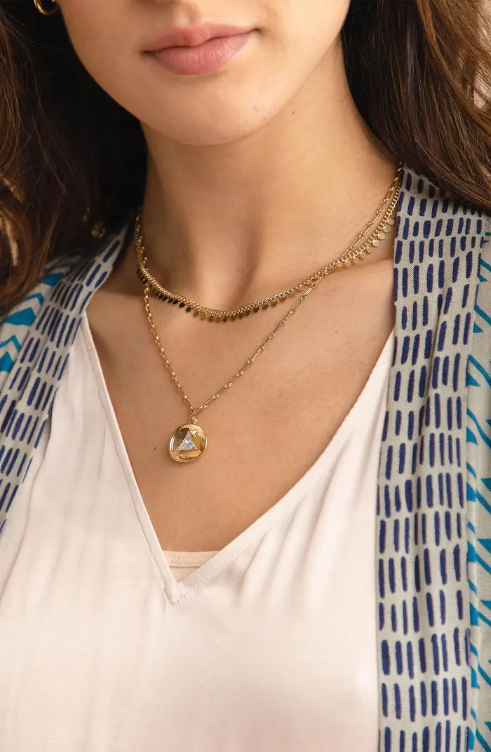 SAACHI Khloe Divine Layered Charm Necklace | Nordstromrack | Nordstrom Rack