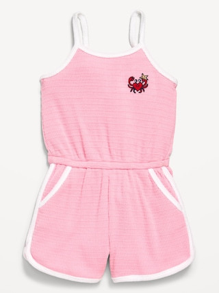 Sleeveless Textured-Knit Romper for Toddler Girls | Old Navy (US)