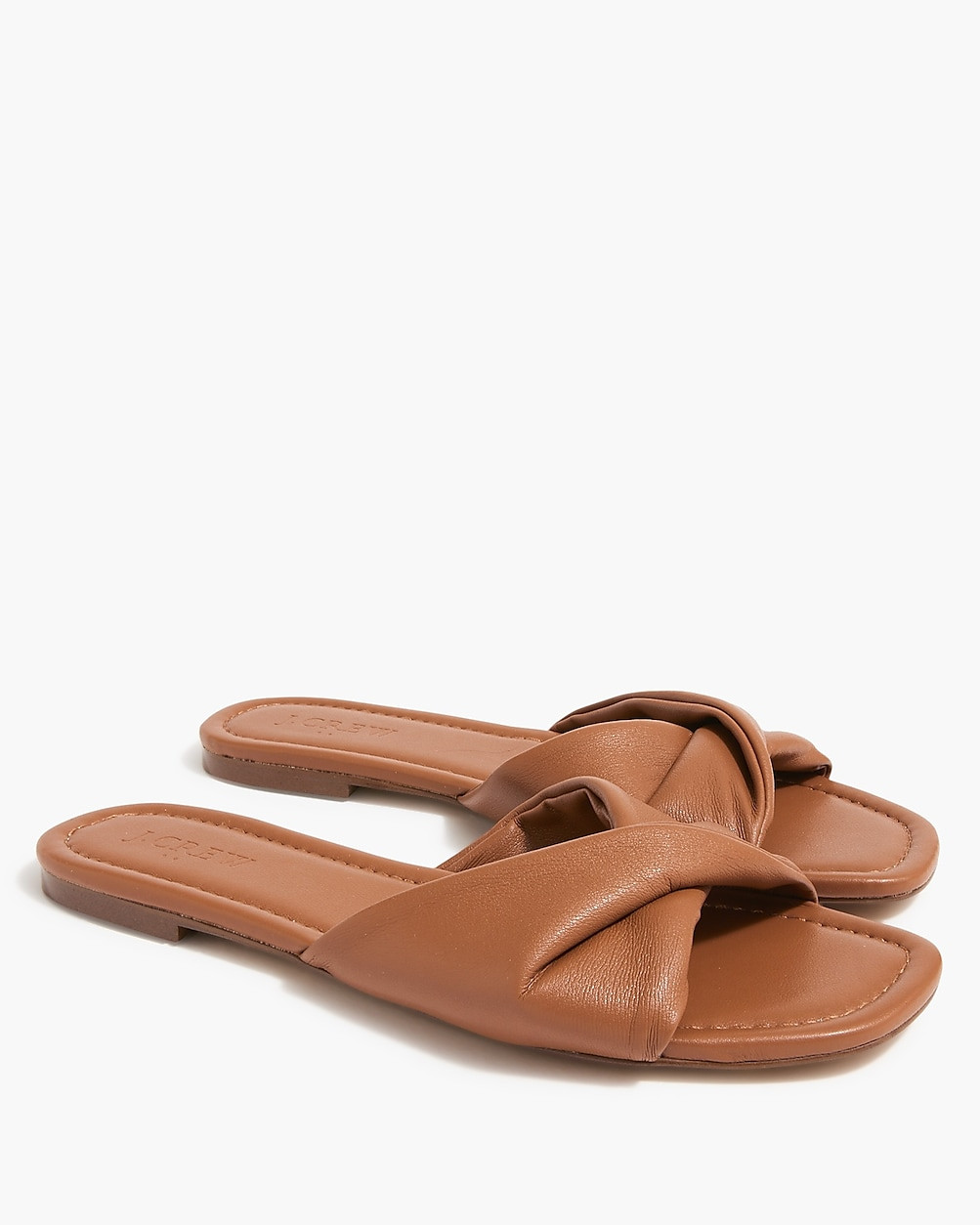 Twisted slide sandals | J.Crew Factory