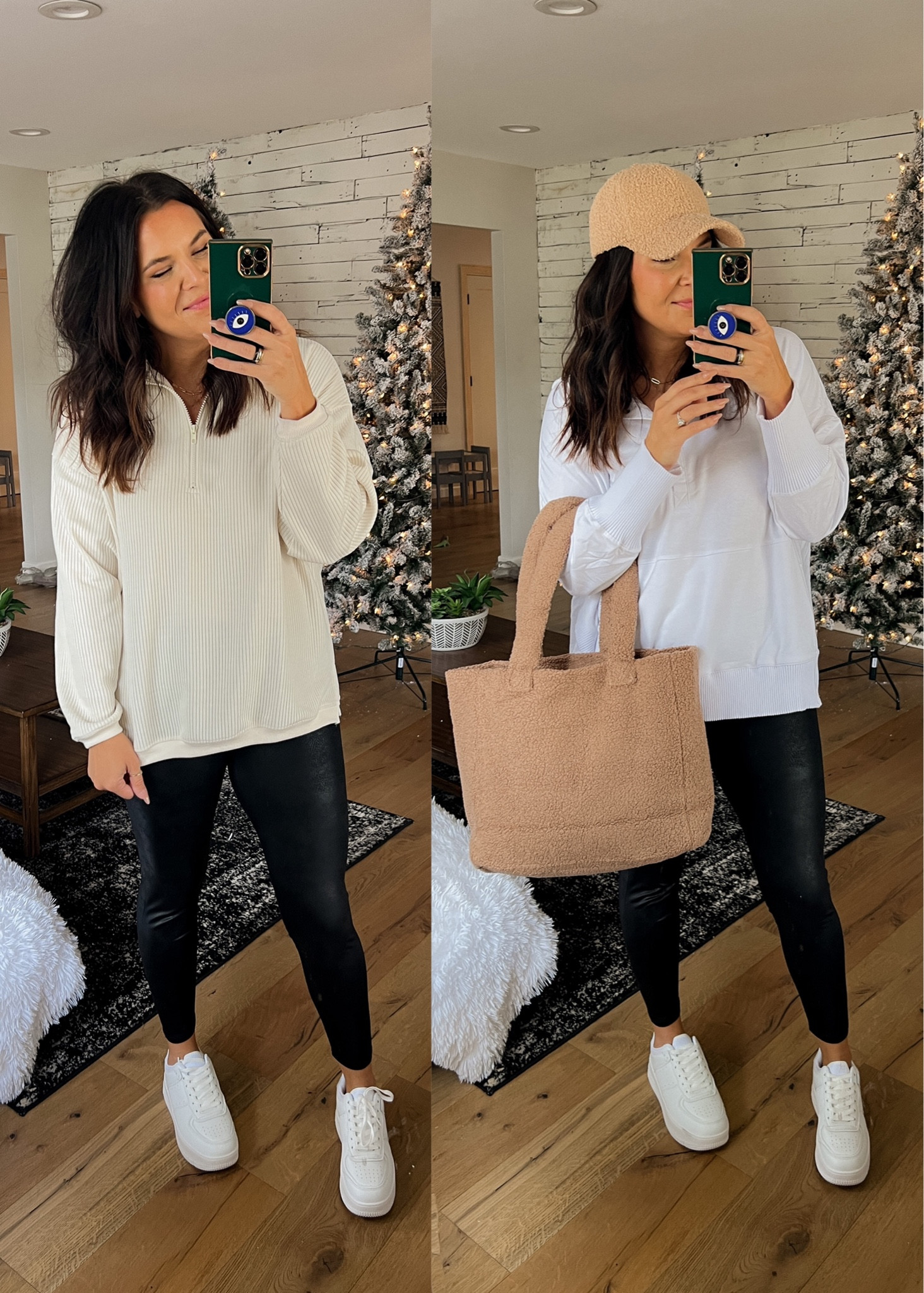 Xl in both tops
Large in leggings 
Shoes are TTS

Code is BWC20