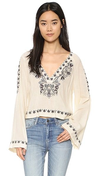 High Times Embroidered Top | Shopbop