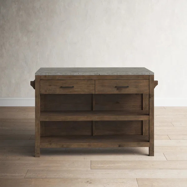 Whitaker Wood Kitchen Island | Wayfair North America