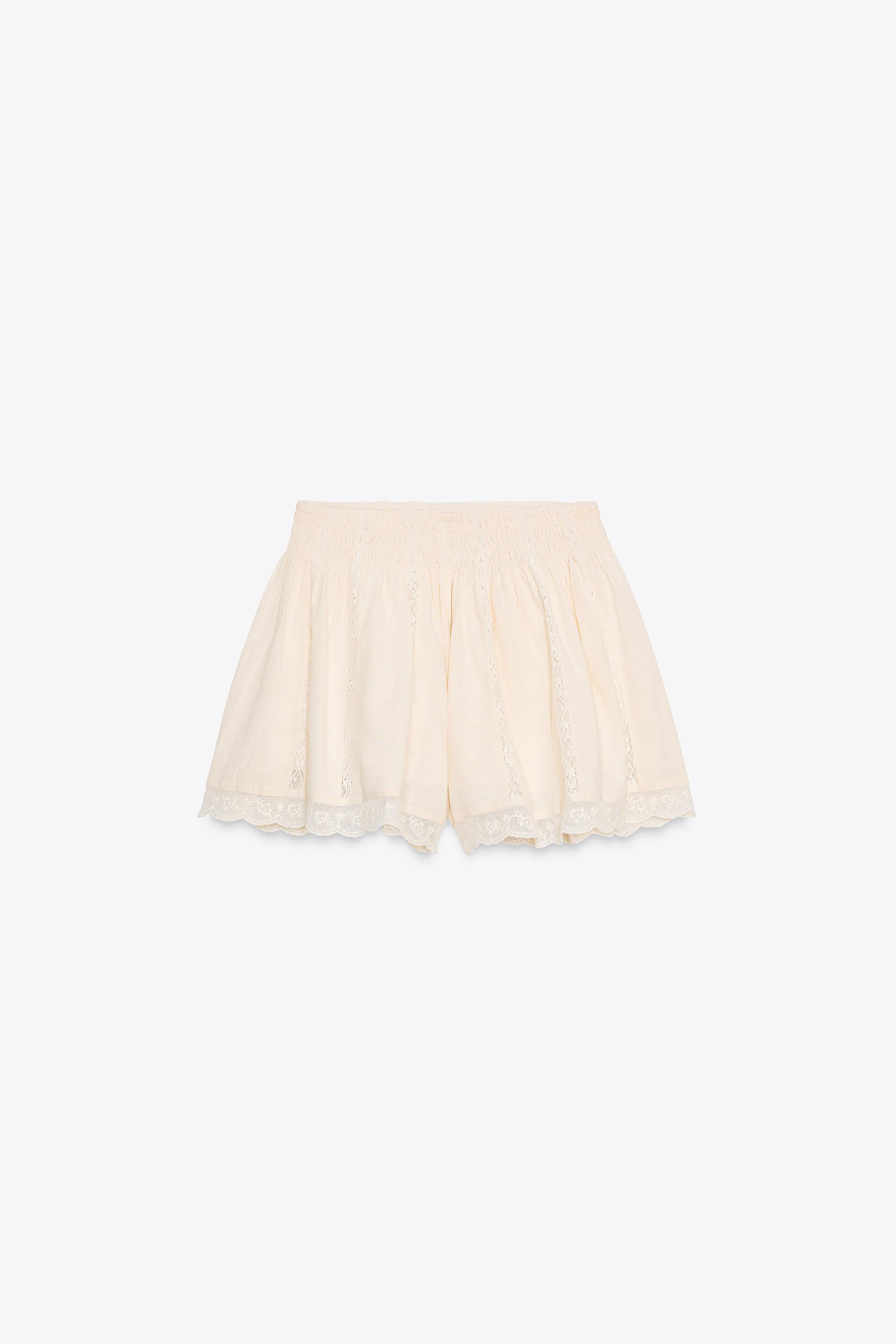EMBROIDERED SHORTS | Zara US