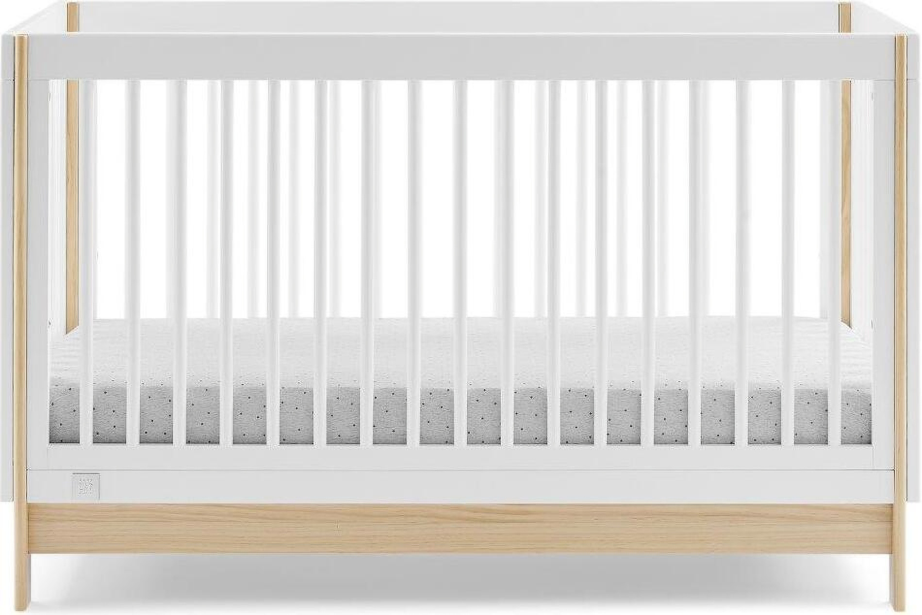 Babygap Tate 4 In 1 Convertible Crib - Greenguard Gold Certified In Bianca White With Natural | 1stopbedrooms