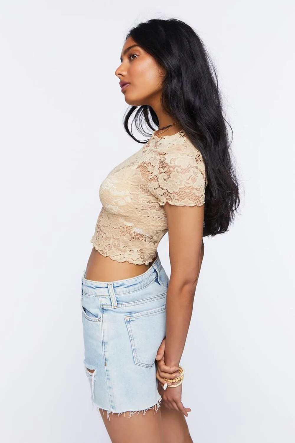 Floral Lace Crop Top | Forever 21 (US)