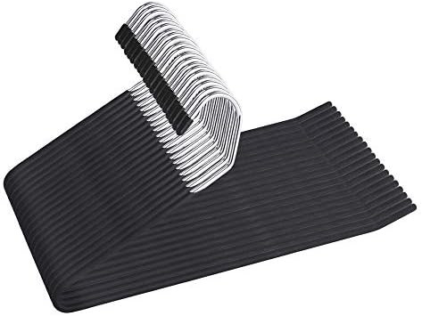 JS HANGER Non Slip Pants Hangers 20 Pack Open Ended Easy Slid Slacks Hangers, Durable Anti-Rust S... | Amazon (US)