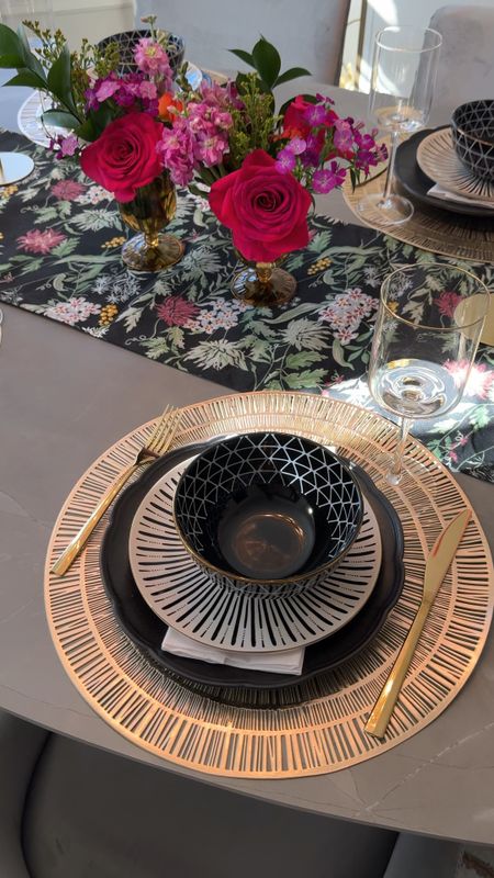 Show these beautiful dinnerware from Walmart #homedecor #diningroom #diningtable 

#LTKVideo #LTKHome