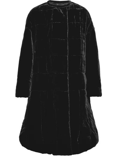 Isabel Marant - Tao Oversized Velvet Coat - Black | NET-A-PORTER (UK & EU)