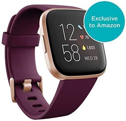 Fitbit Versa 2 Health and Fitness Smartwatch with Heart Rate, Music, Alexa Built-In, Sleep and Sw... | Amazon (US)