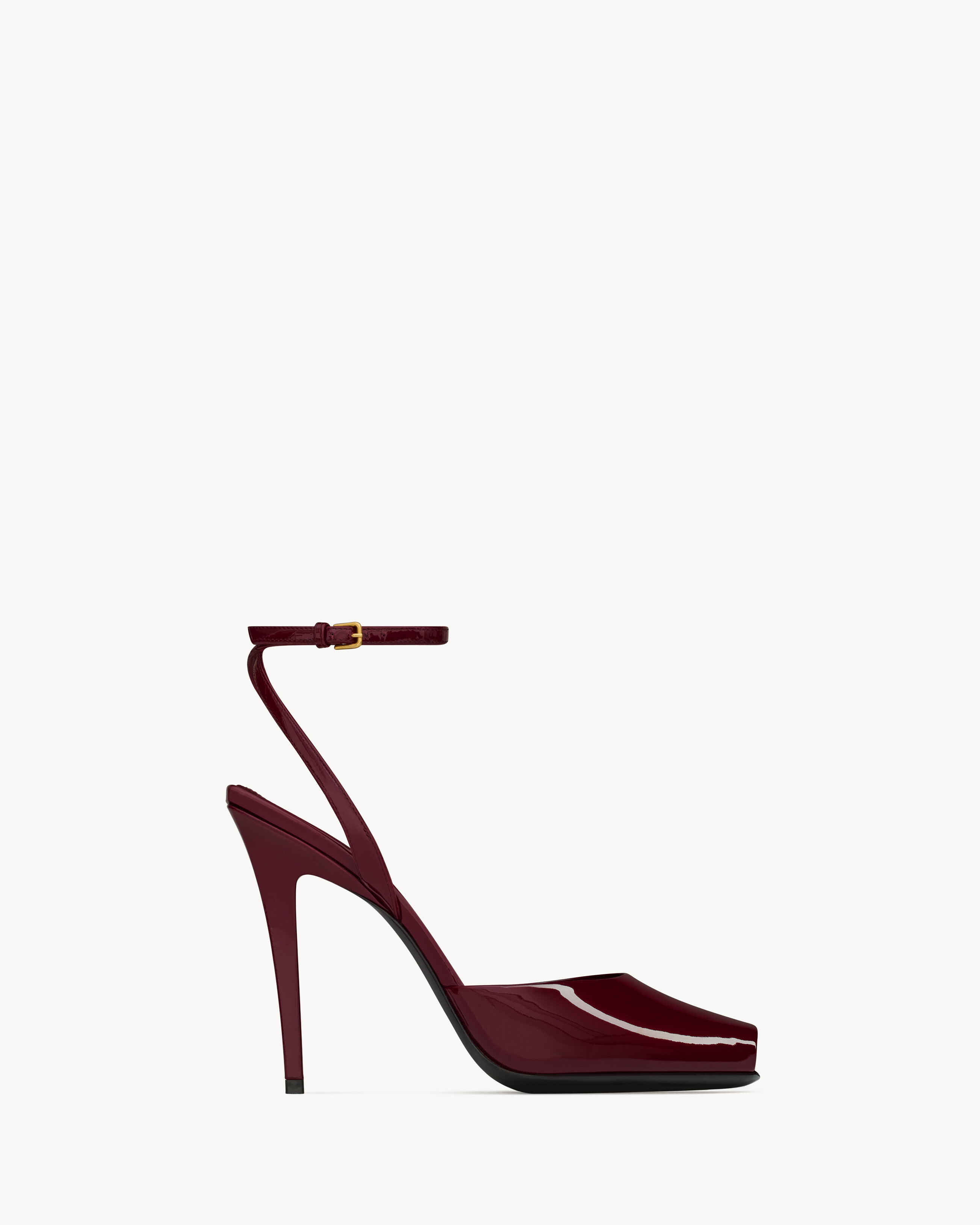 LA SCANDALE sandals in patent leather | Saint Laurent Inc. (Global)