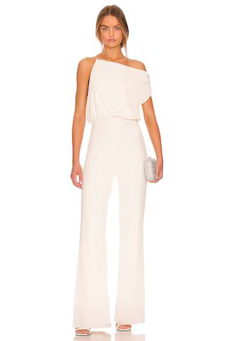 MISHA Emer Jumpsuit in Ivory from Revolve.com | Revolve Clothing (Global)