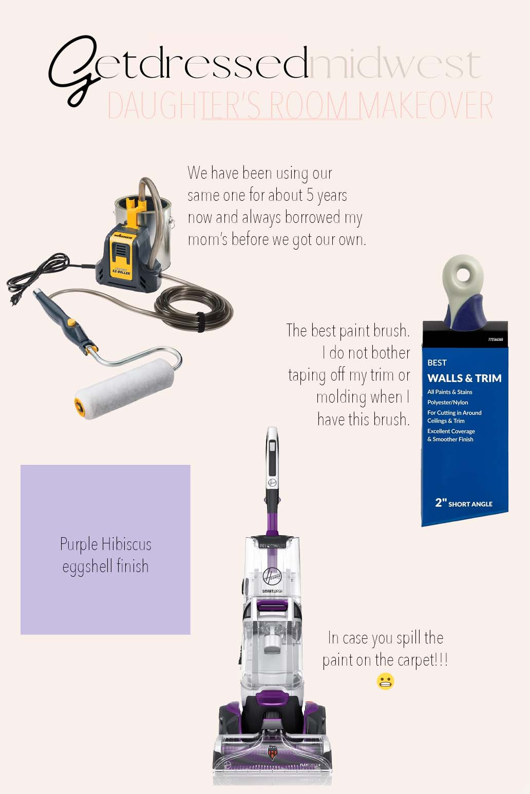 These are the supplies we used for painting her room.  

 #LTKmomlife #LTKHome