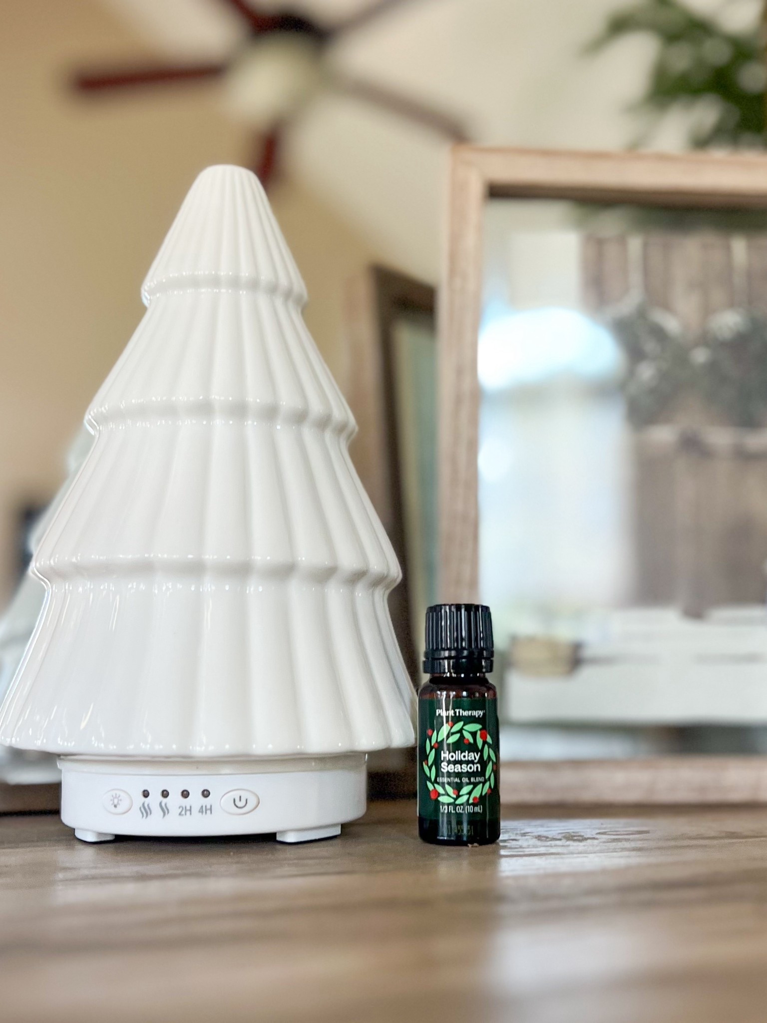 Holiday in a bottle ✨ As soon as this Plant Therapy blend arrived, it went straight into my diffuser—house = instant cozy vibes 🤍🌲 #PlantTherapy #HolidayHome

#LTKHome #LTKGiftGuide #LTKSeasonal