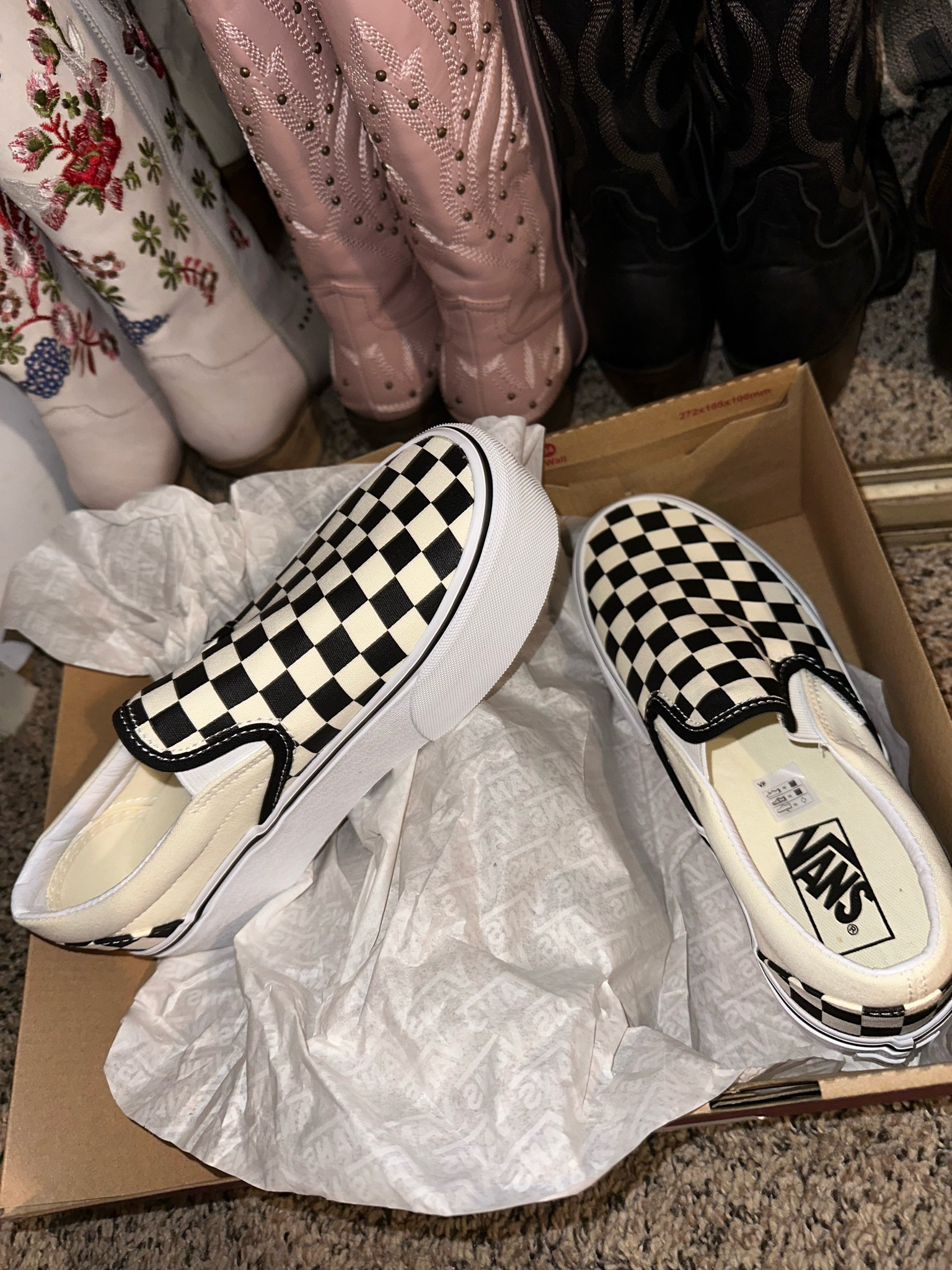 Platform sneakers, vans, checkered vans , checkered platform vans, cowgirl boots, trending, trending shoes 

#LTKGiftGuide #LTKU #LTKstyletip